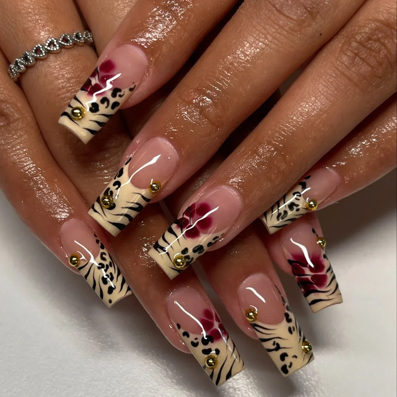 Black Leopard Print Nails – Nail Care