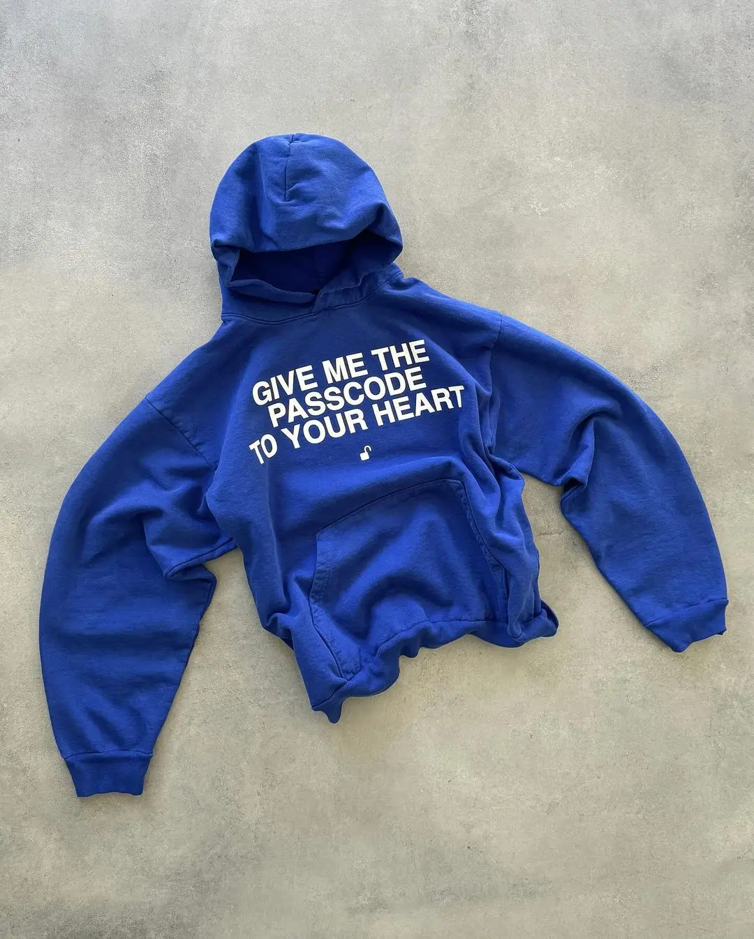 Give Me The Passcode Hoodie – Blue Hoodies & Sweatshirts - Image 5