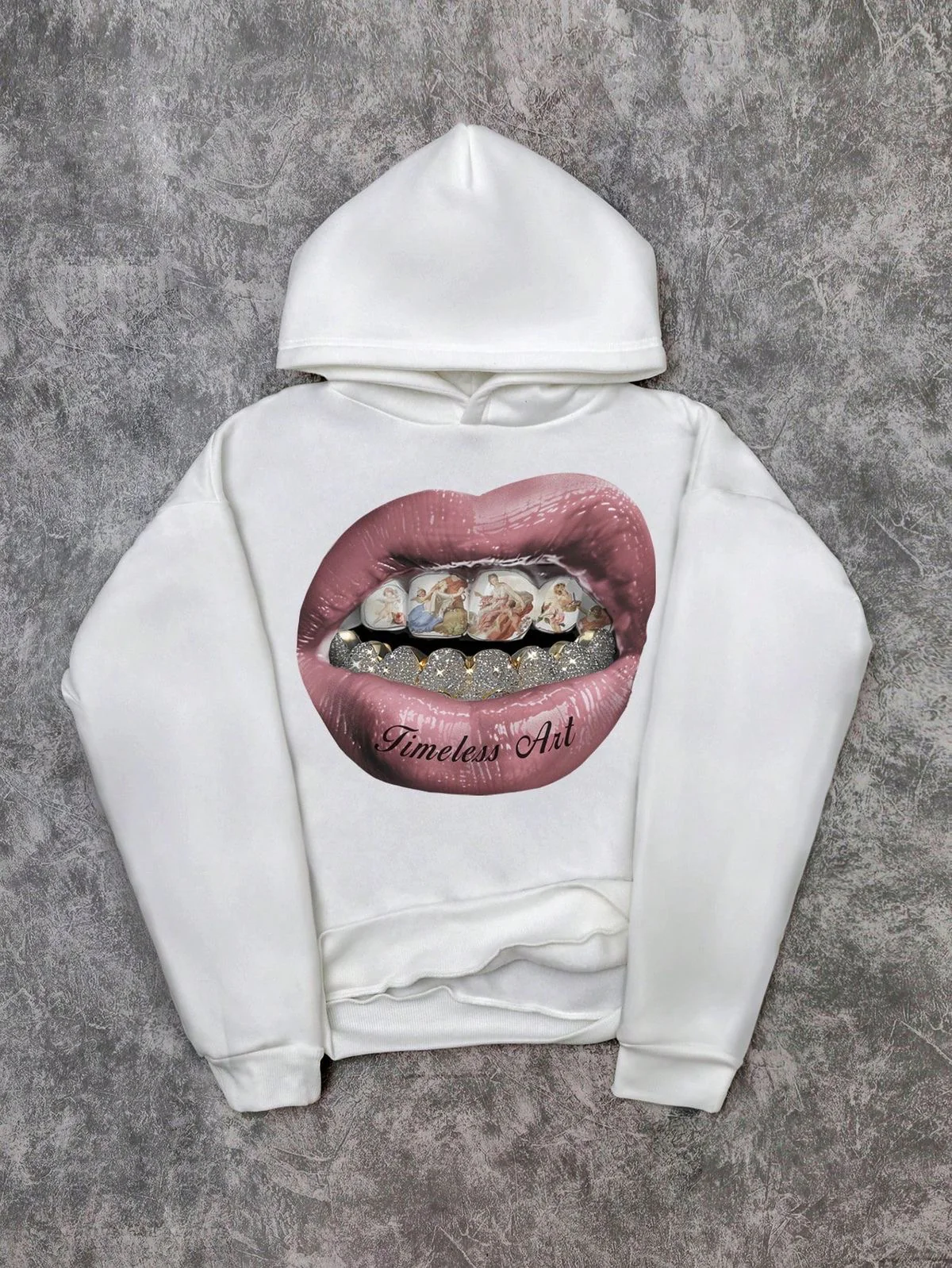 Gilded Kiss Hoodie – White Hoodies & Sweatshirts
