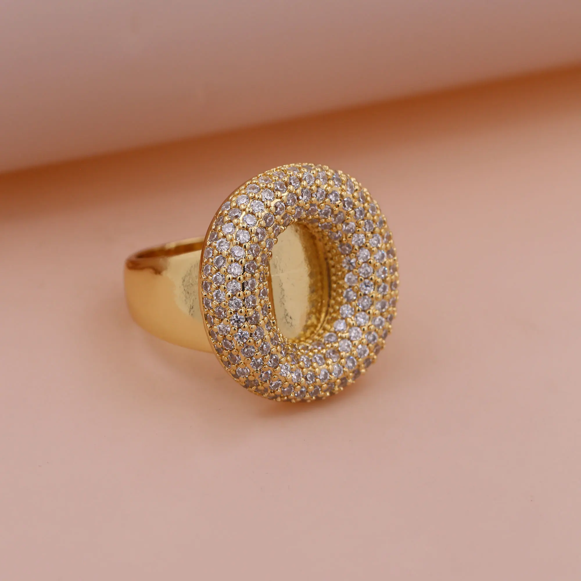 Chunky Letter Rings – Gold - Image 16