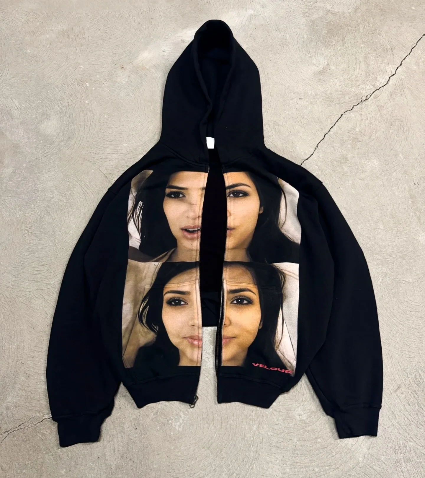 Kim K Zip Up Hoodie – Black Hoodies & Sweatshirts