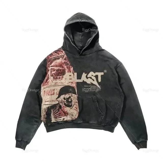 Blast Sweatshirt – Blue Hoodies & Sweatshirts - Image 2