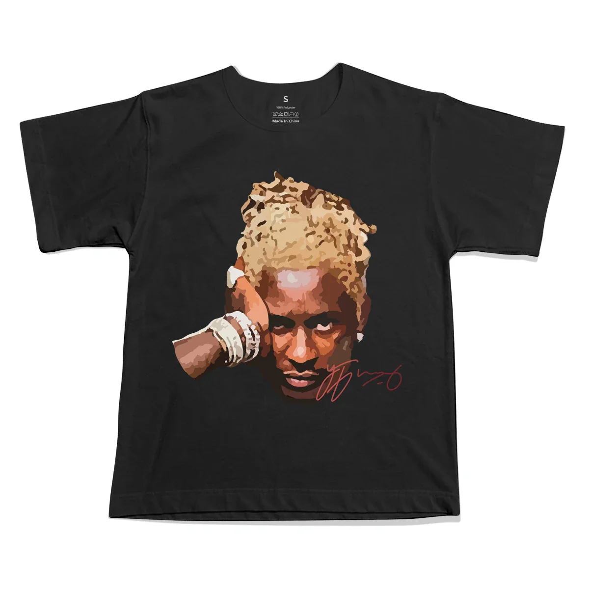 Stare Down Tee – Black T-Shirt - Image 2