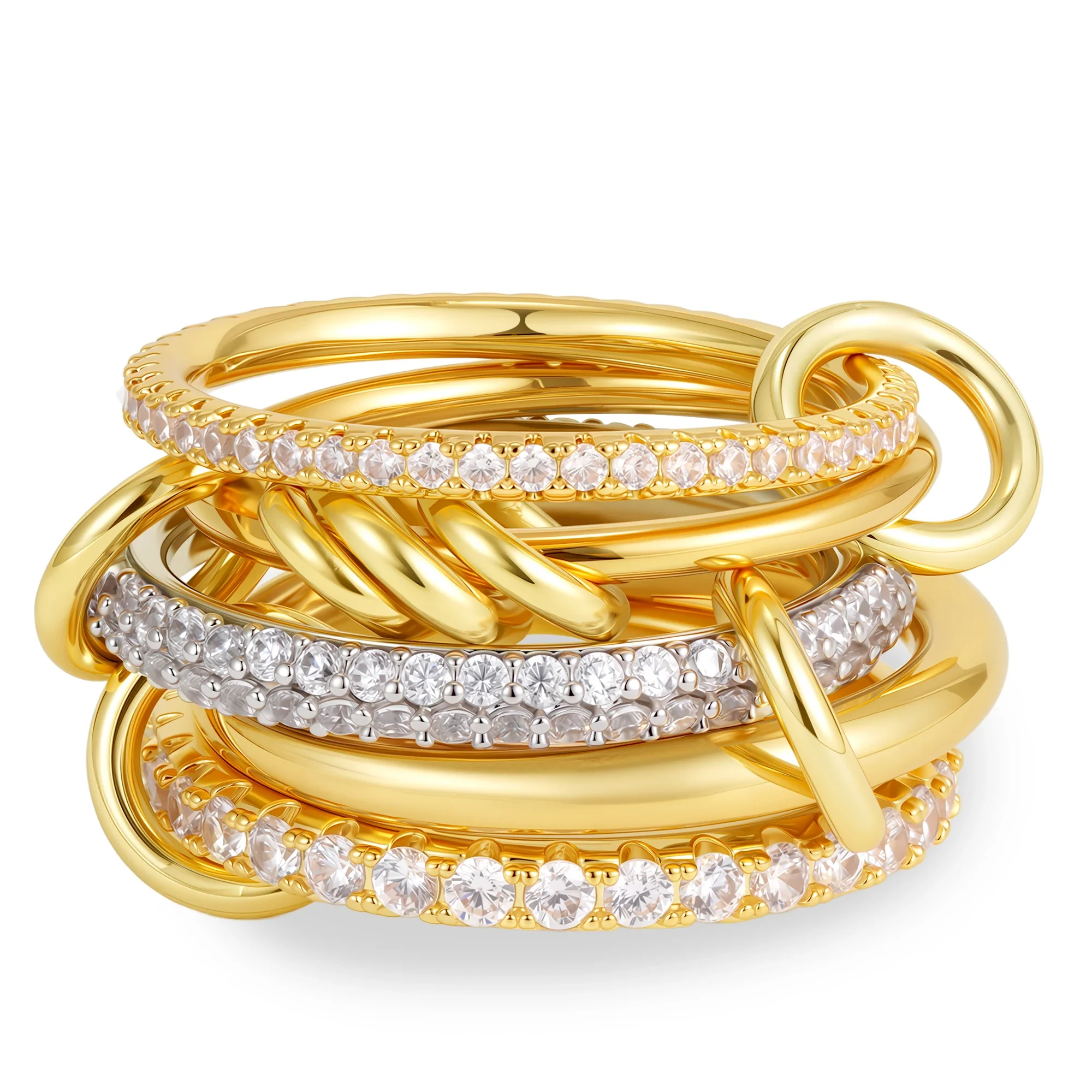 Stainless Steel Multilayer Rings - Image 13