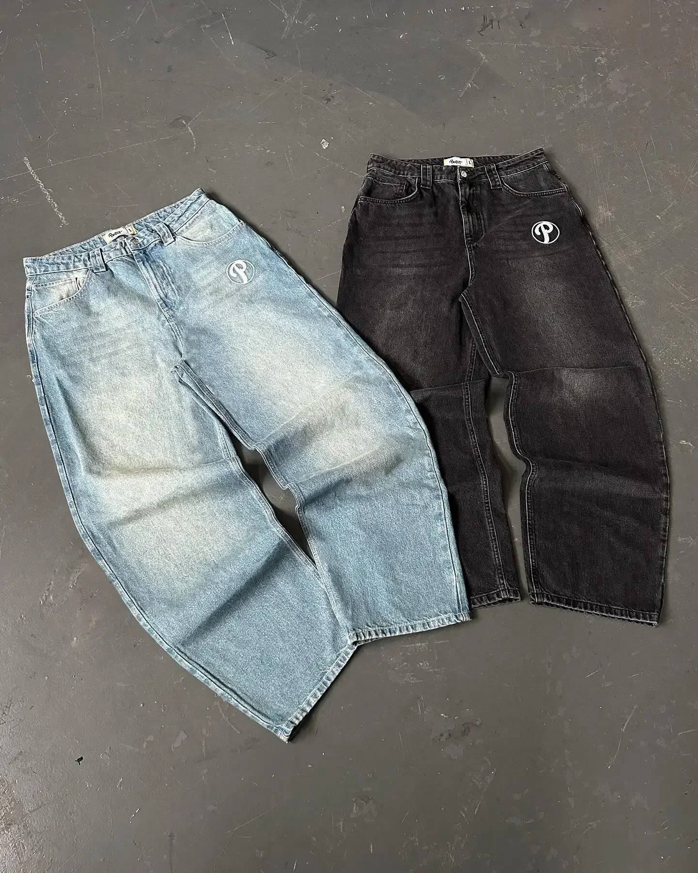 Gradient Fade Jeans – Blue - Image 42