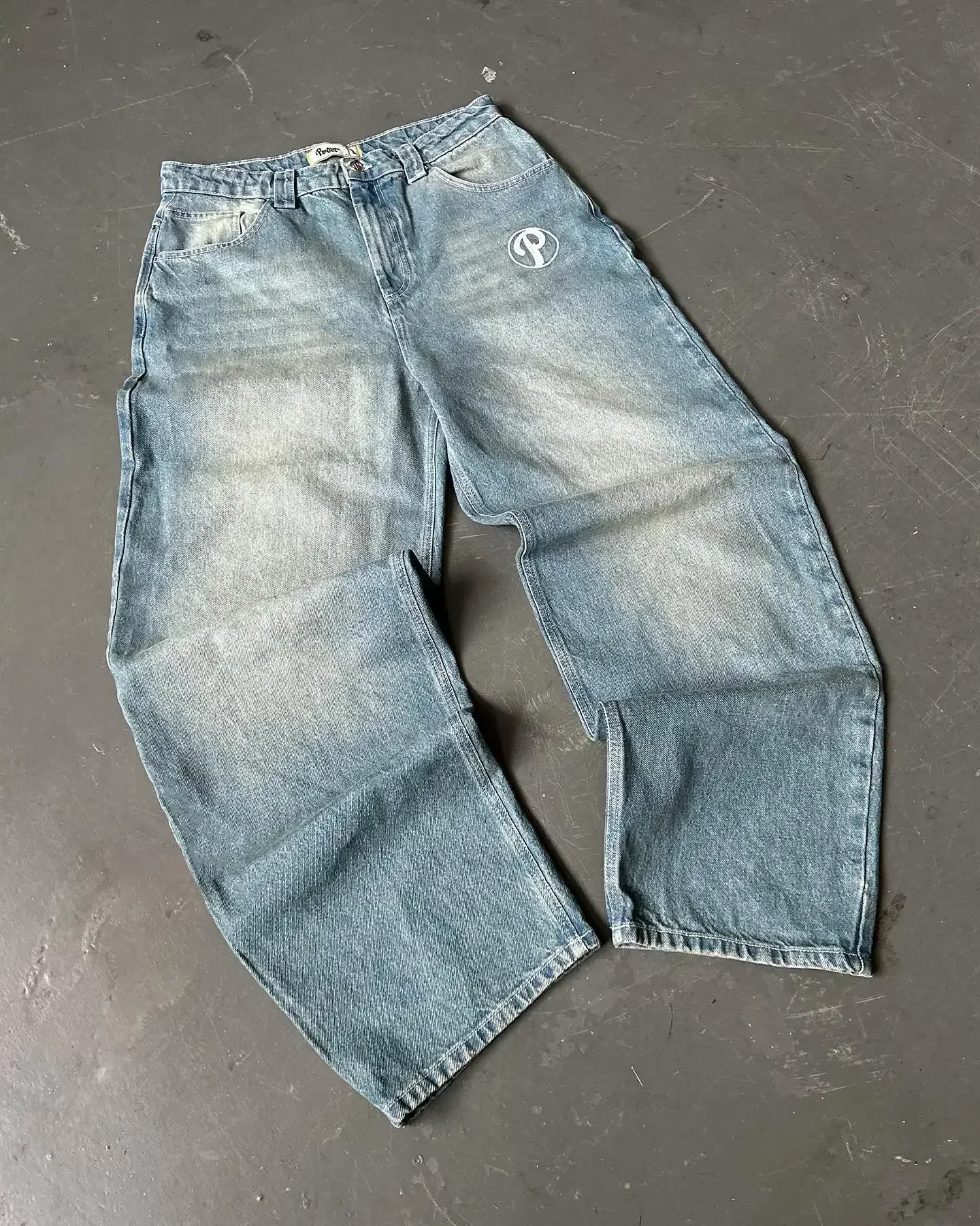 Gradient Fade Jeans – Blue - Image 53