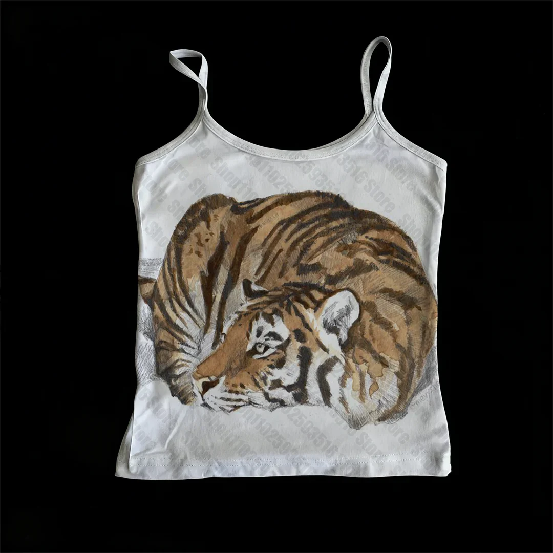 Tiger Graphic Cami Top - Image 2