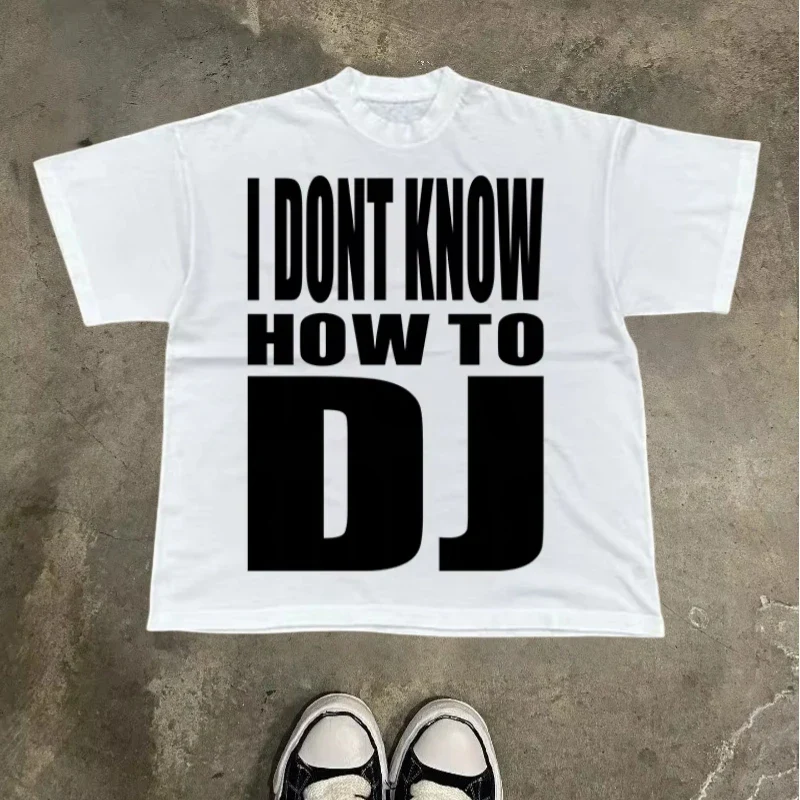 I DON'T KNOW HOW TO DJ – Black T-Shirt - Image 5