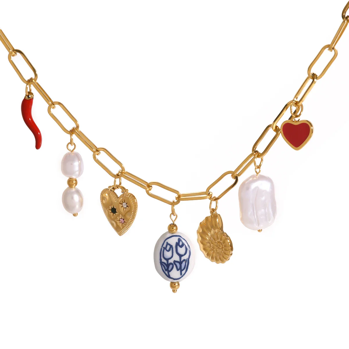Gold Boho Necklace - Image 5