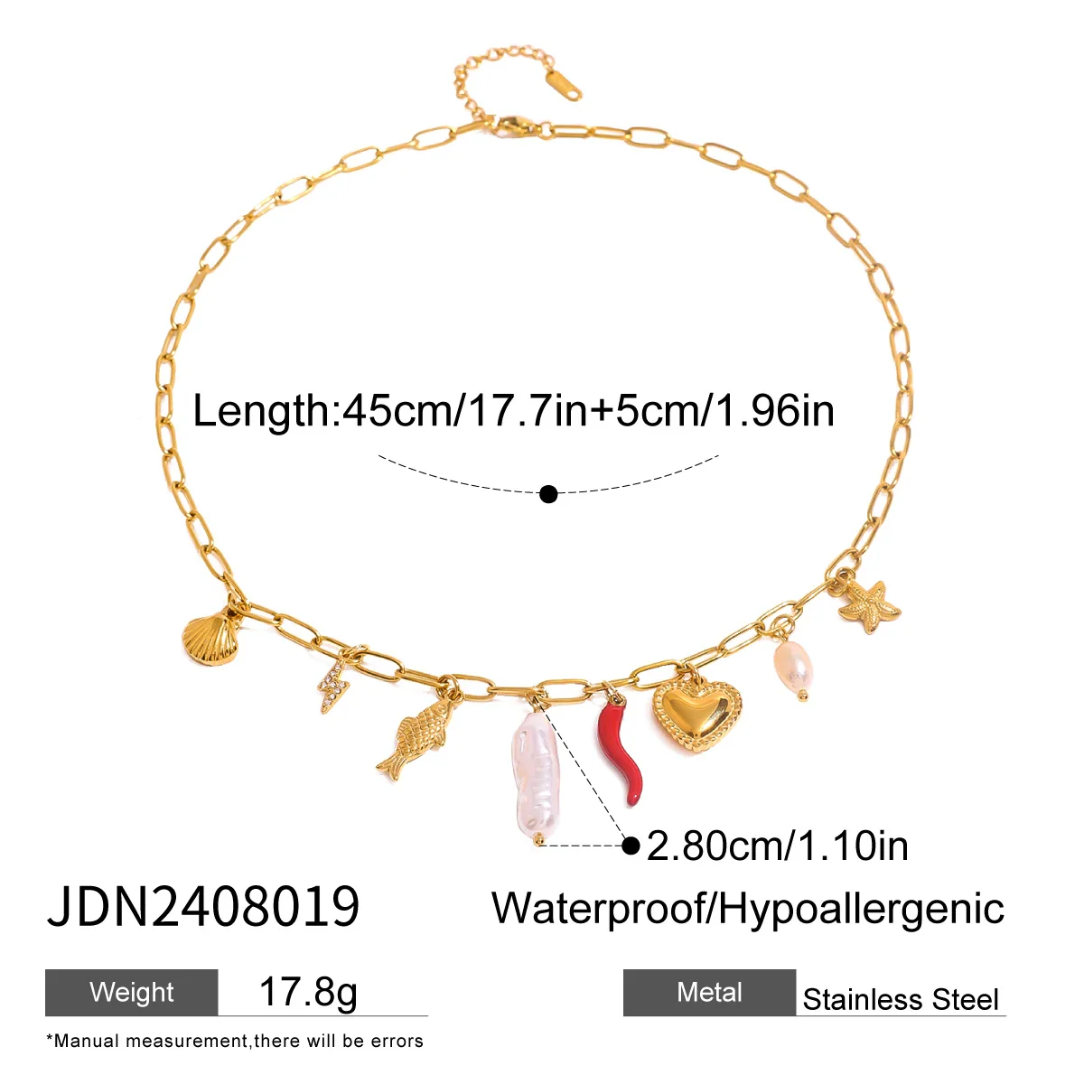 Gold Boho Necklace - Image 7