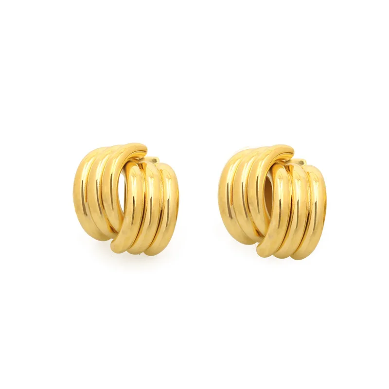 Gold Plated Stainless Earrings - Image 7