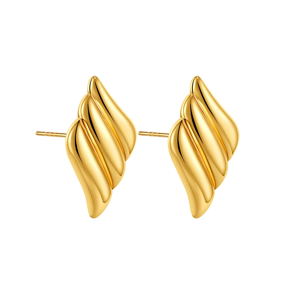 Gold Plated Stainless Earrings - Image 9