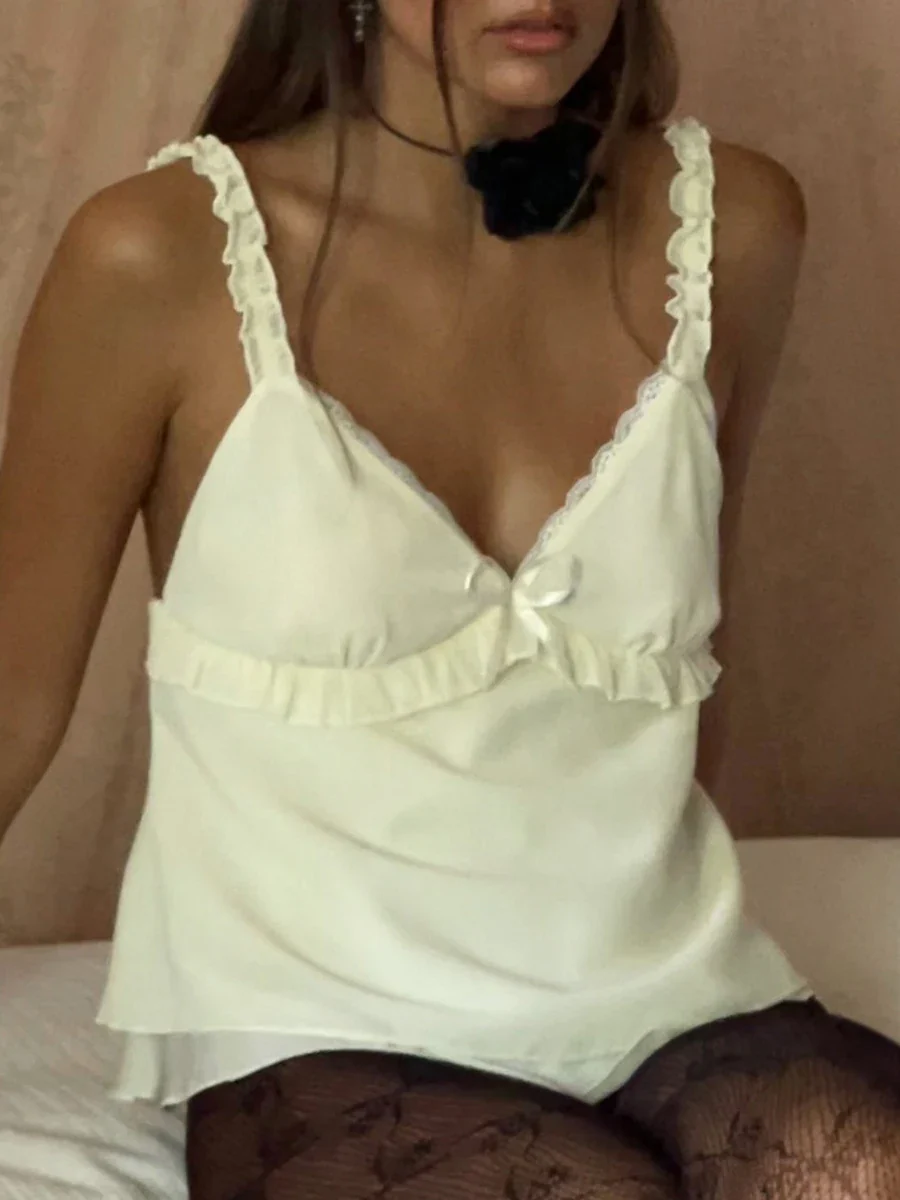 Silk & Honey Cami – Beige Tops - Image 5