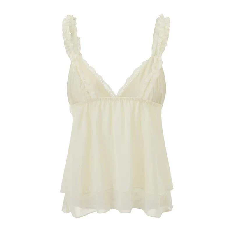 Silk & Honey Cami – Beige Tops - Image 6