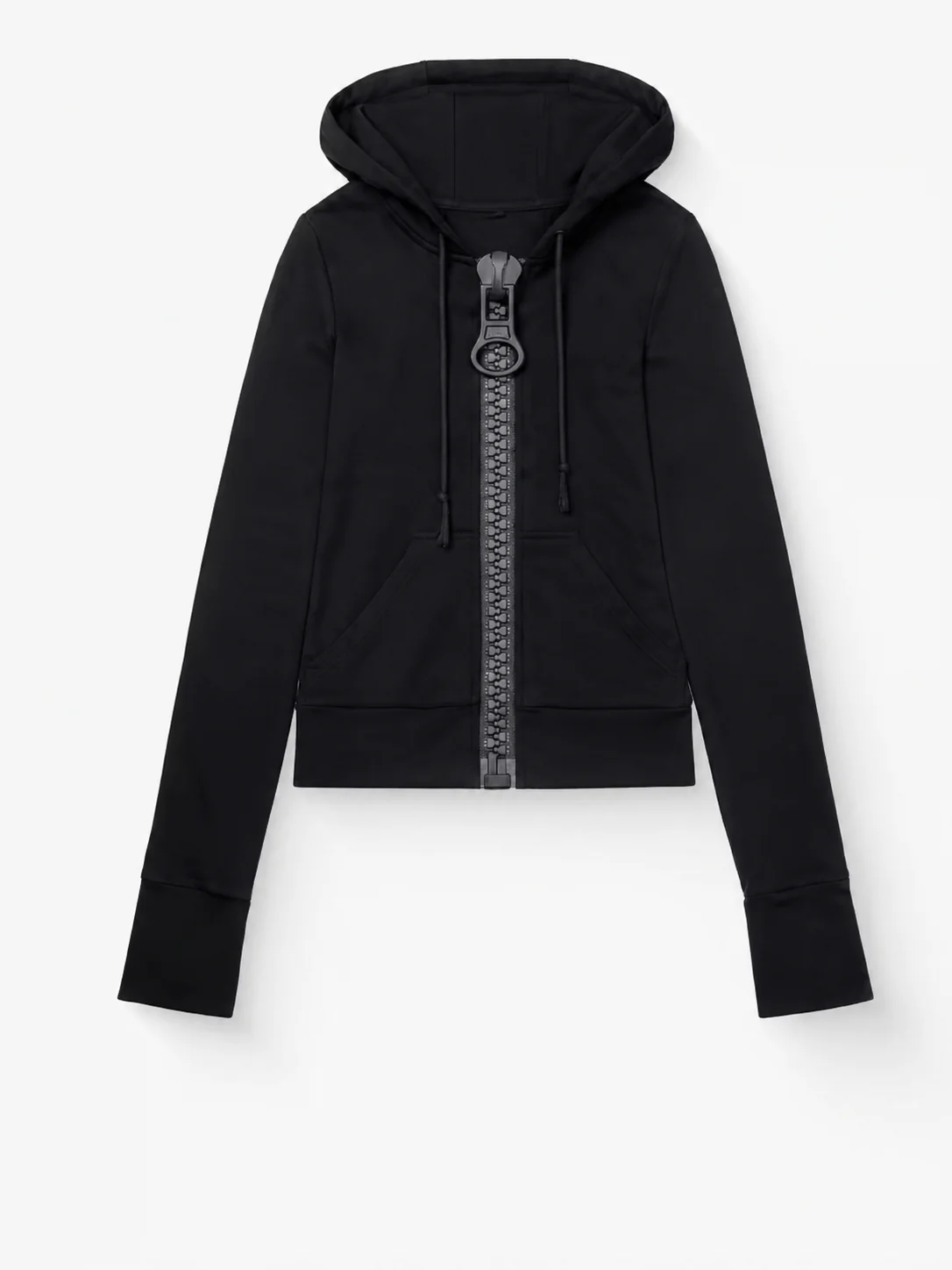 Oversized Zipper Hoodie – Gray Hoodies & Sweatshirts - Image 3