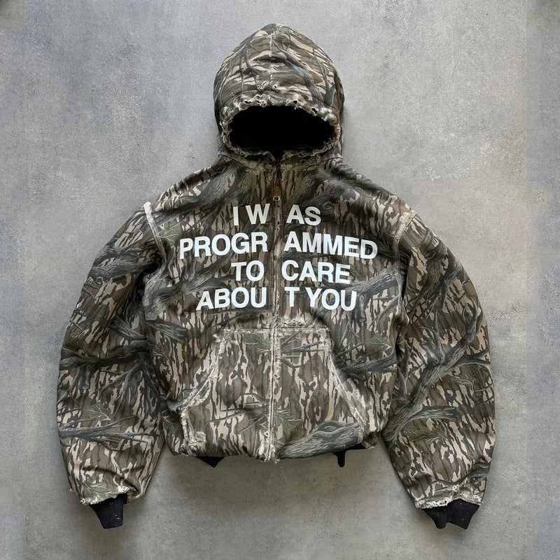 Programmed Hoodie – White Hoodies & Sweatshirts - Image 4