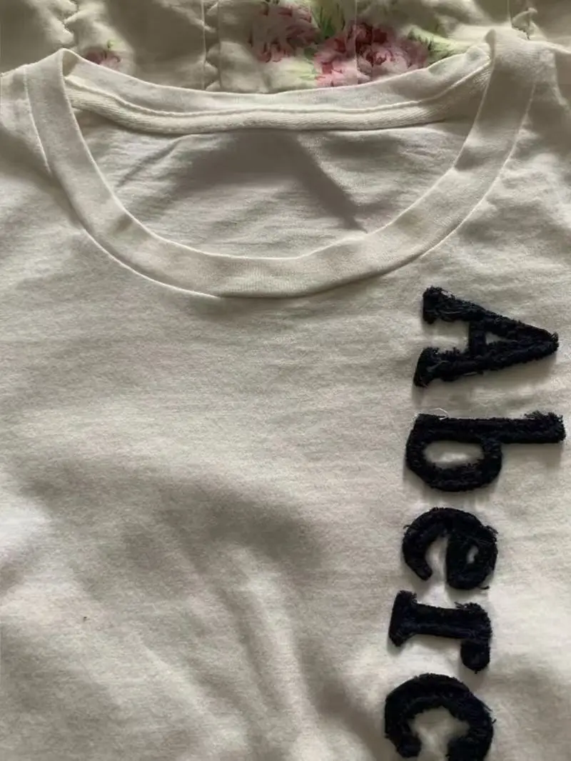 Noughties Stitch – White T-Shirt - Image 6